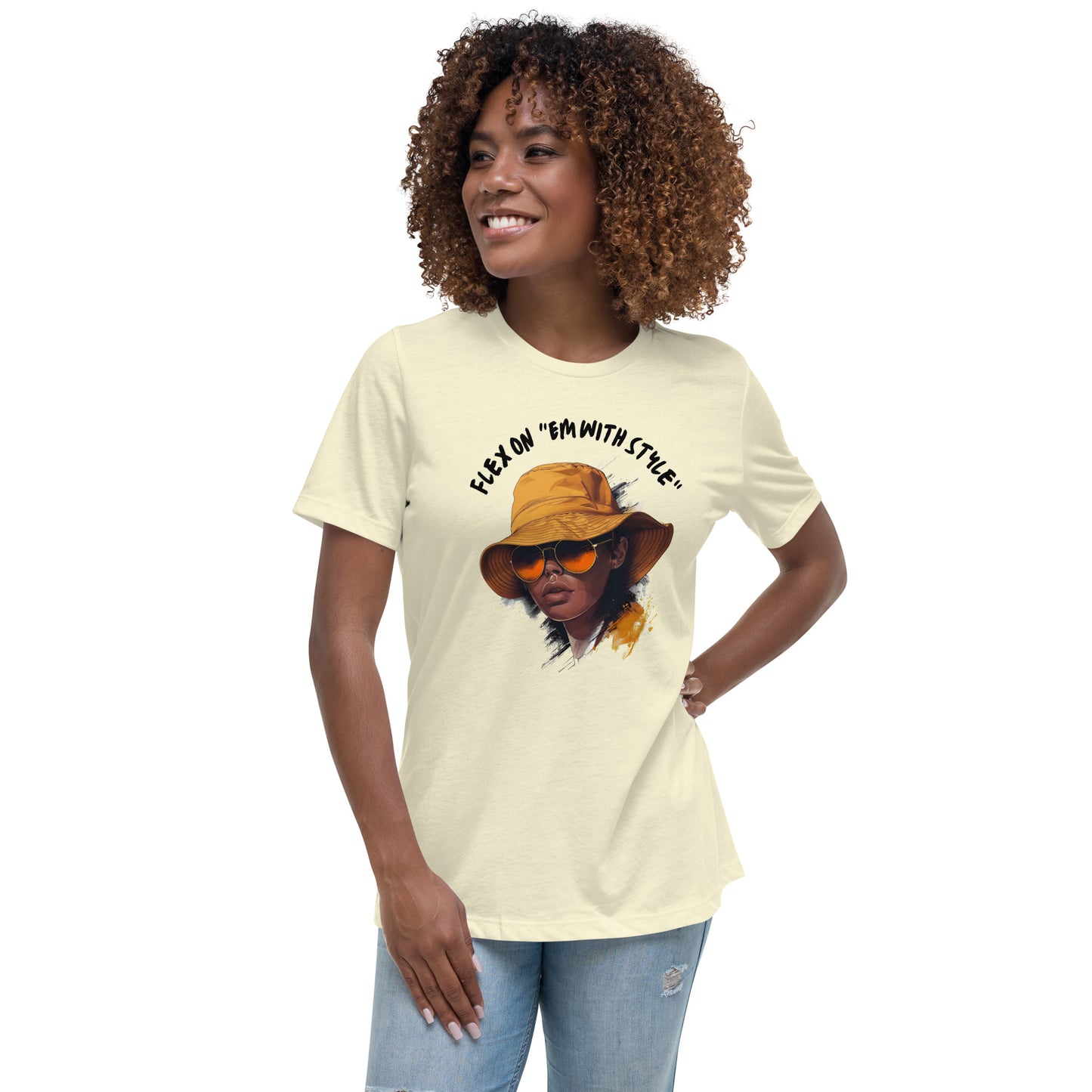 Flex On "Em With Style" Women's Relaxed T-Shirt