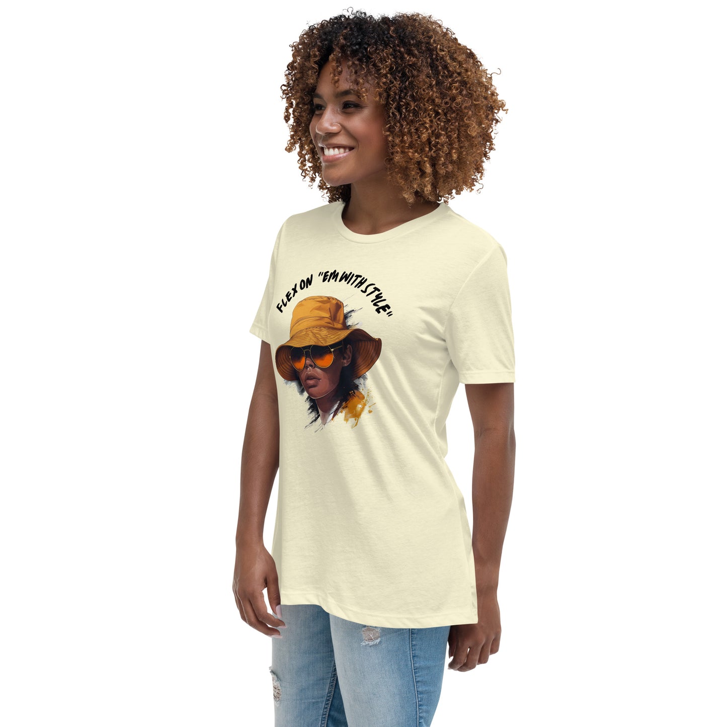 Flex On "Em With Style" Women's Relaxed T-Shirt