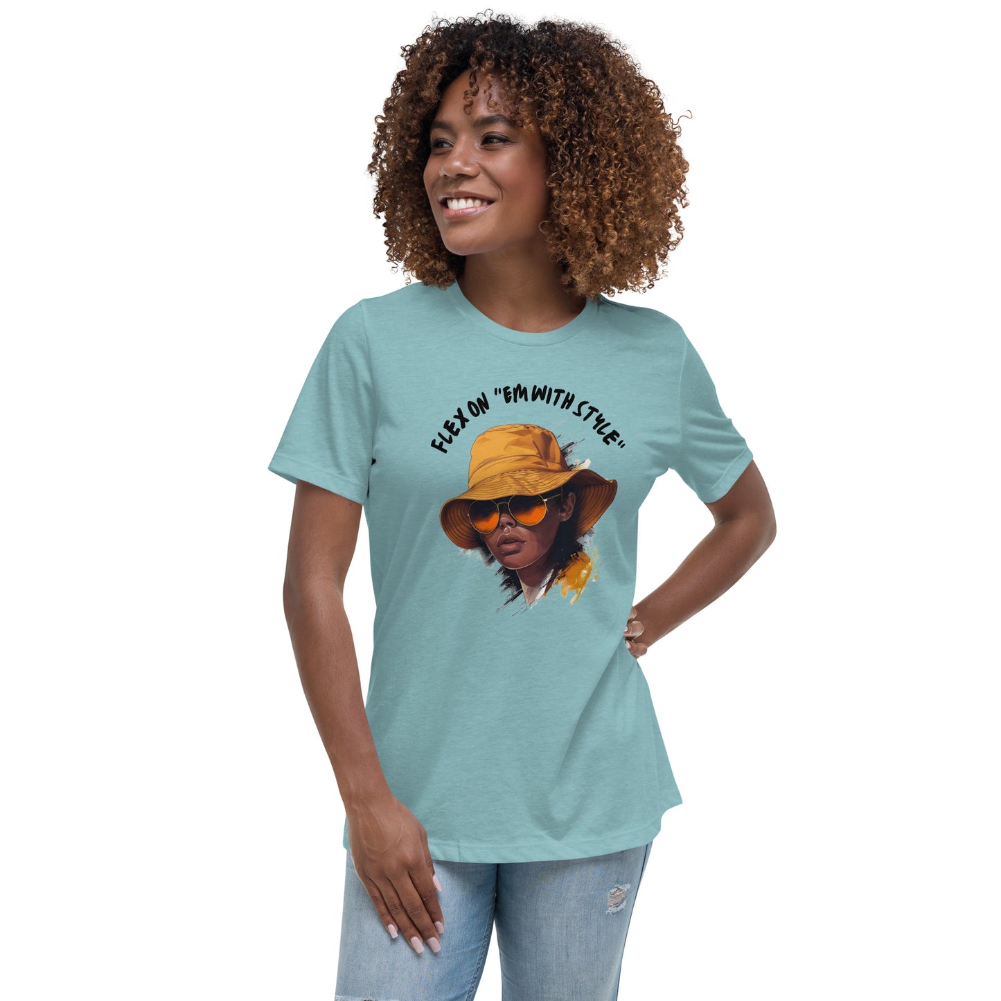 Flex On "Em With Style" Women's Relaxed T-Shirt