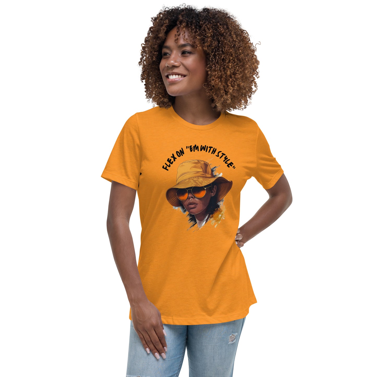 Flex On "Em With Style" Women's Relaxed T-Shirt