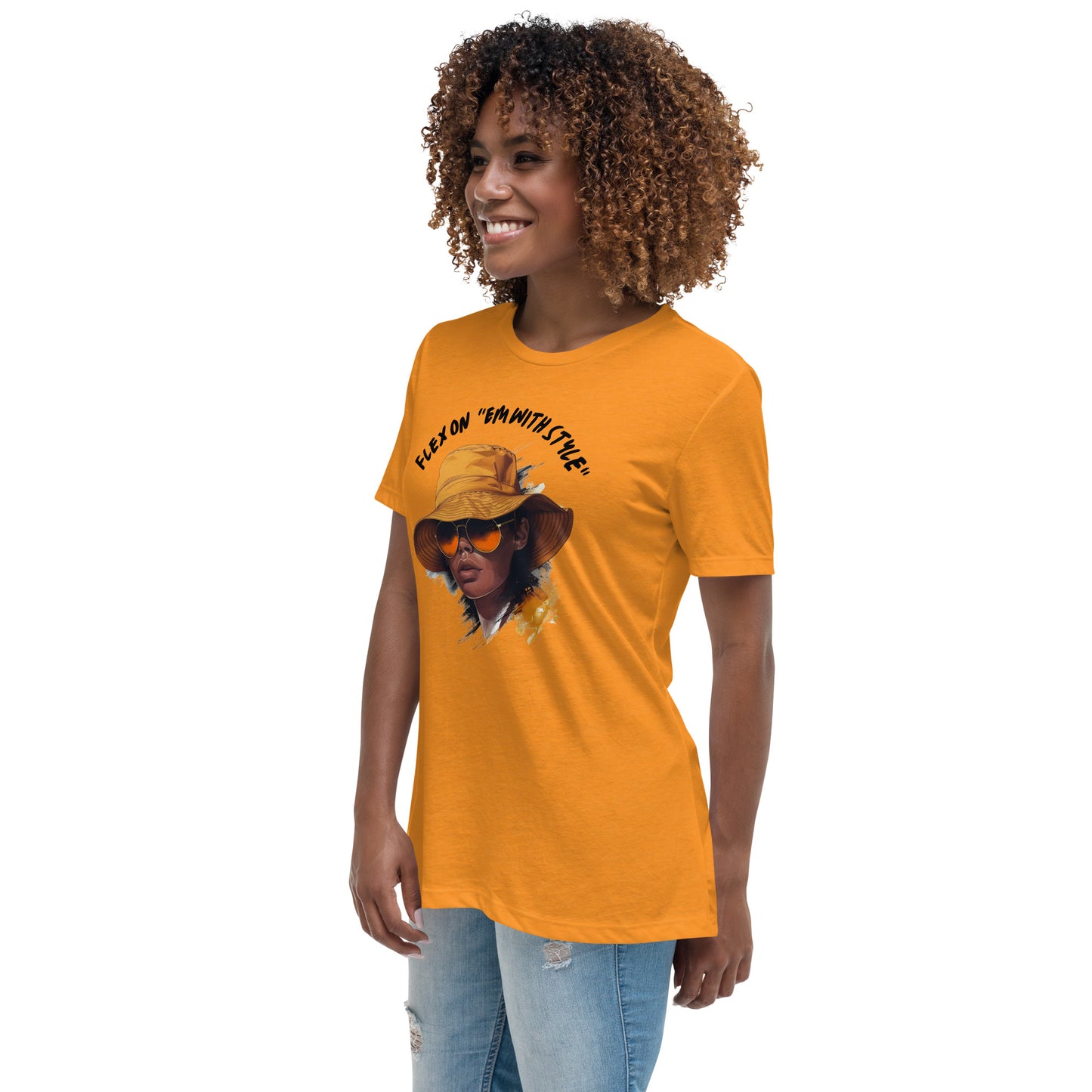 Flex On "Em With Style" Women's Relaxed T-Shirt