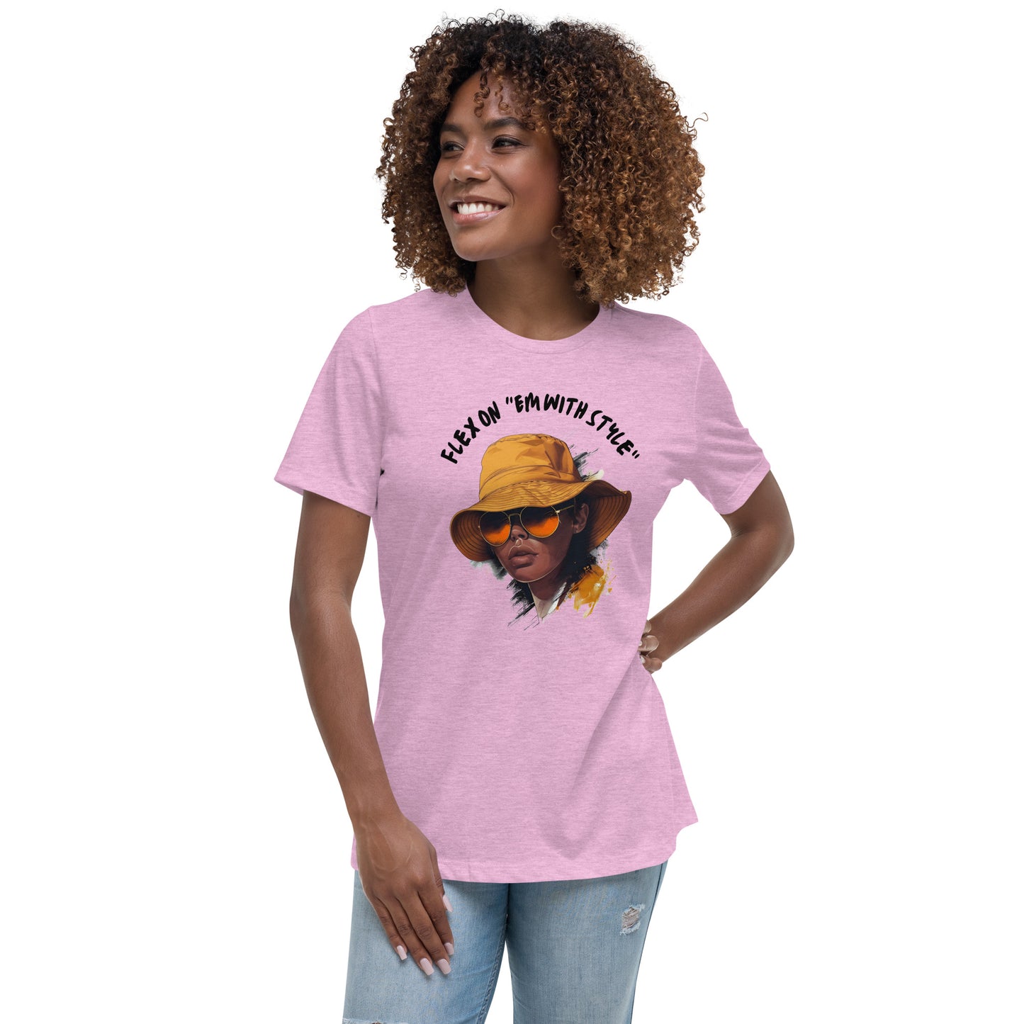 Flex On "Em With Style" Women's Relaxed T-Shirt