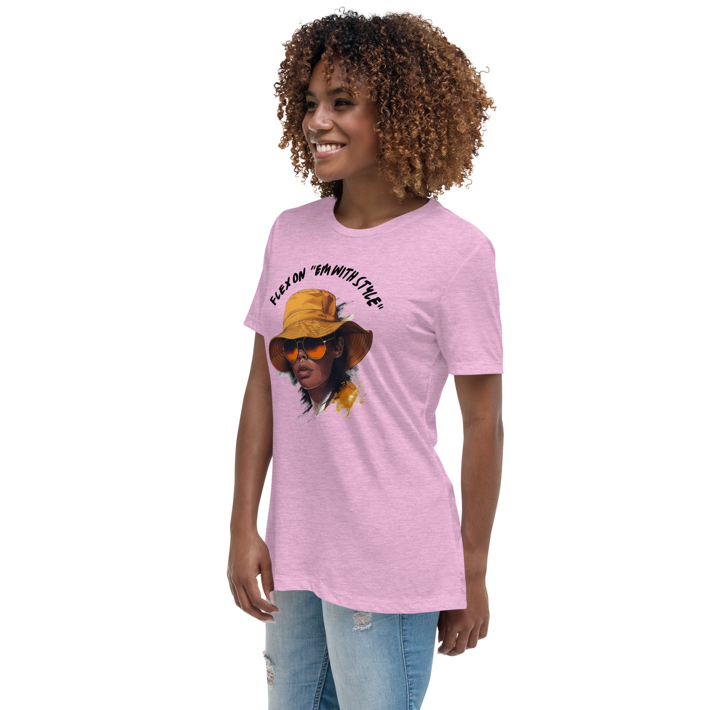 Flex On "Em With Style" Women's Relaxed T-Shirt