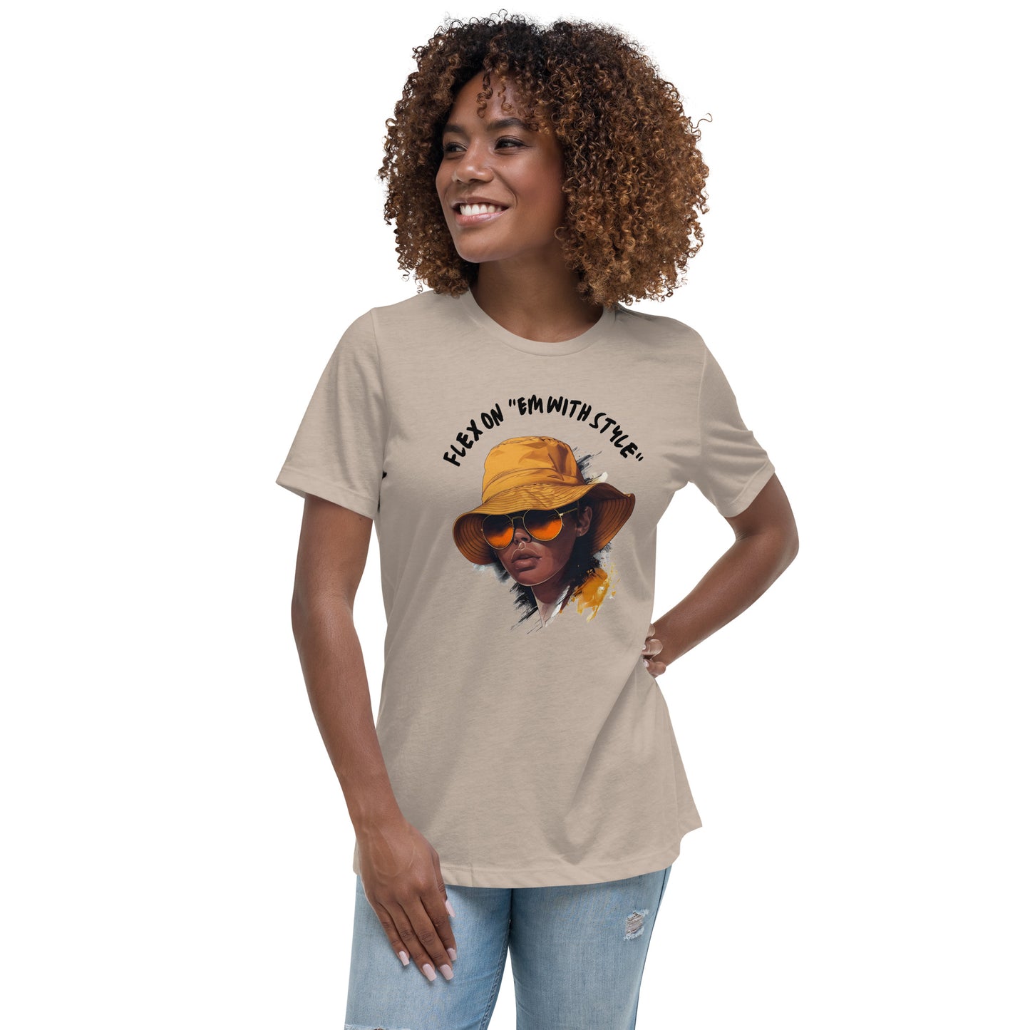 Flex On "Em With Style" Women's Relaxed T-Shirt