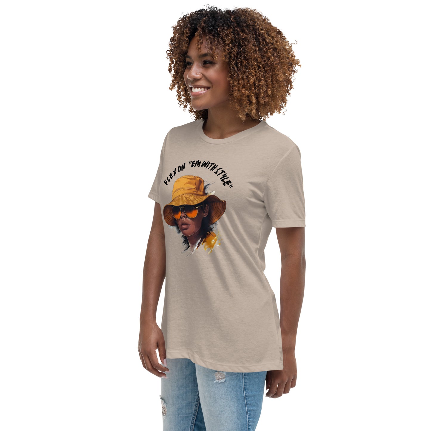 Flex On "Em With Style" Women's Relaxed T-Shirt