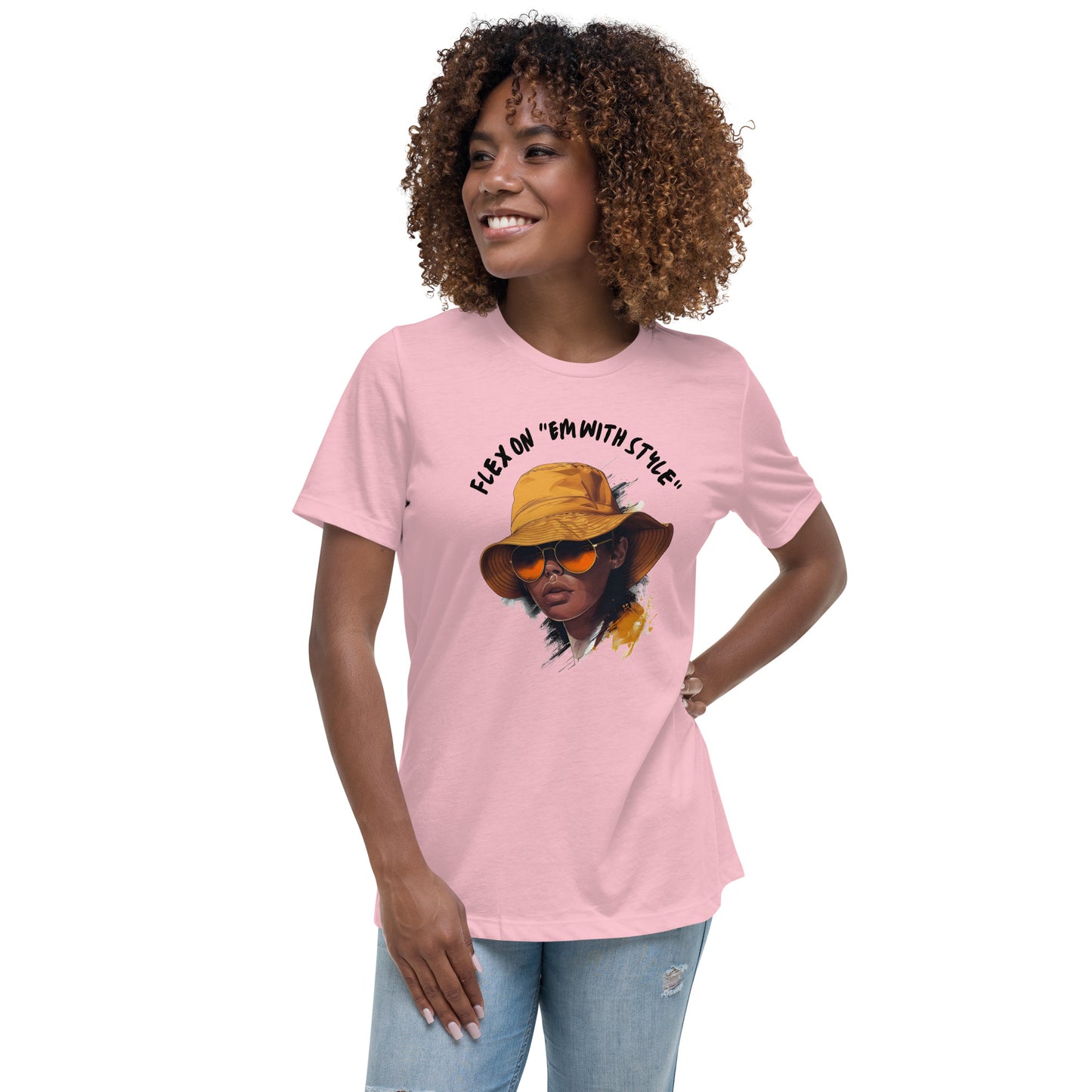 Flex On "Em With Style" Women's Relaxed T-Shirt