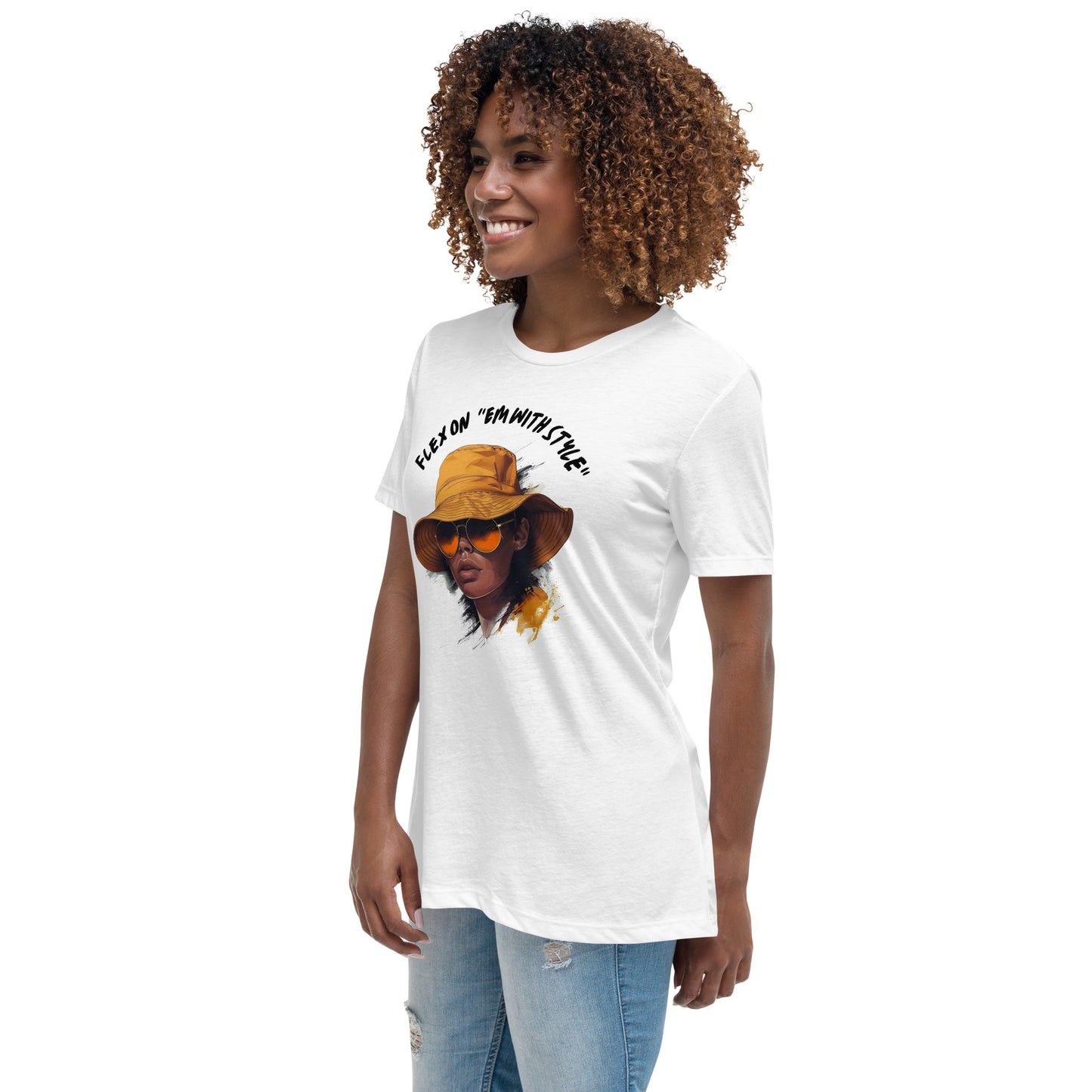 Flex On "Em With Style" Women's Relaxed T-Shirt