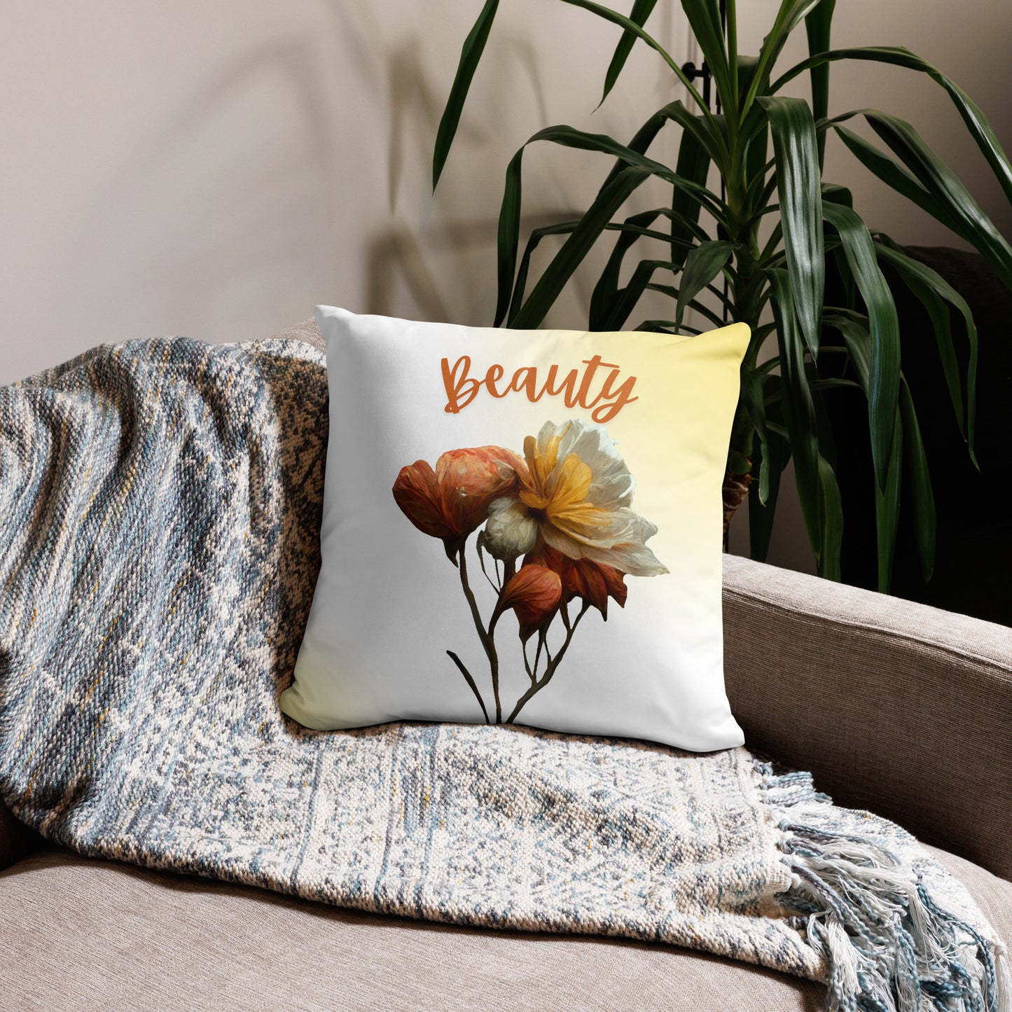 Beauty Floral Pillow