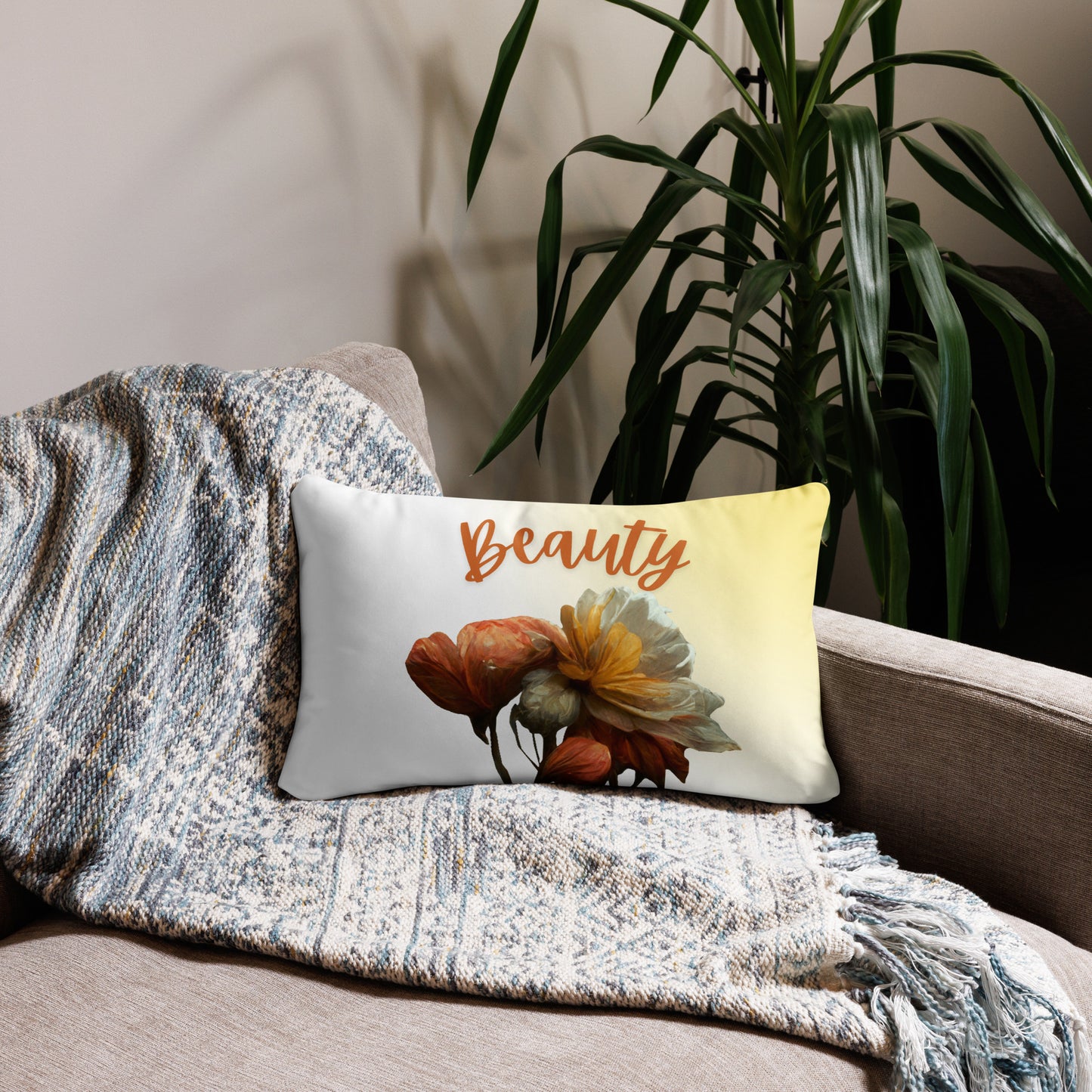 Beauty Floral Pillow