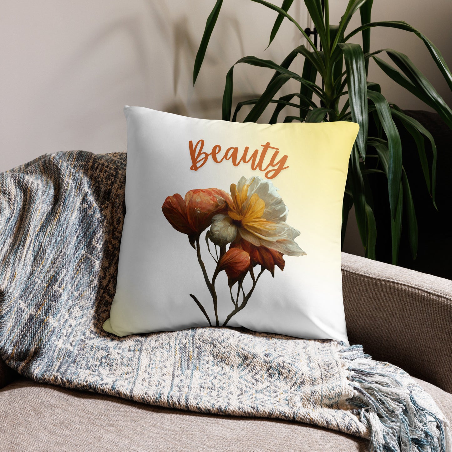 Beauty Floral Pillow