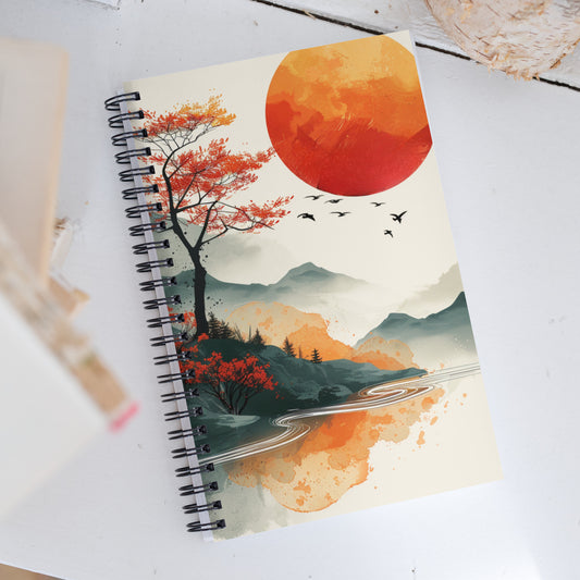 "Serene Nature" Spiral Notebook