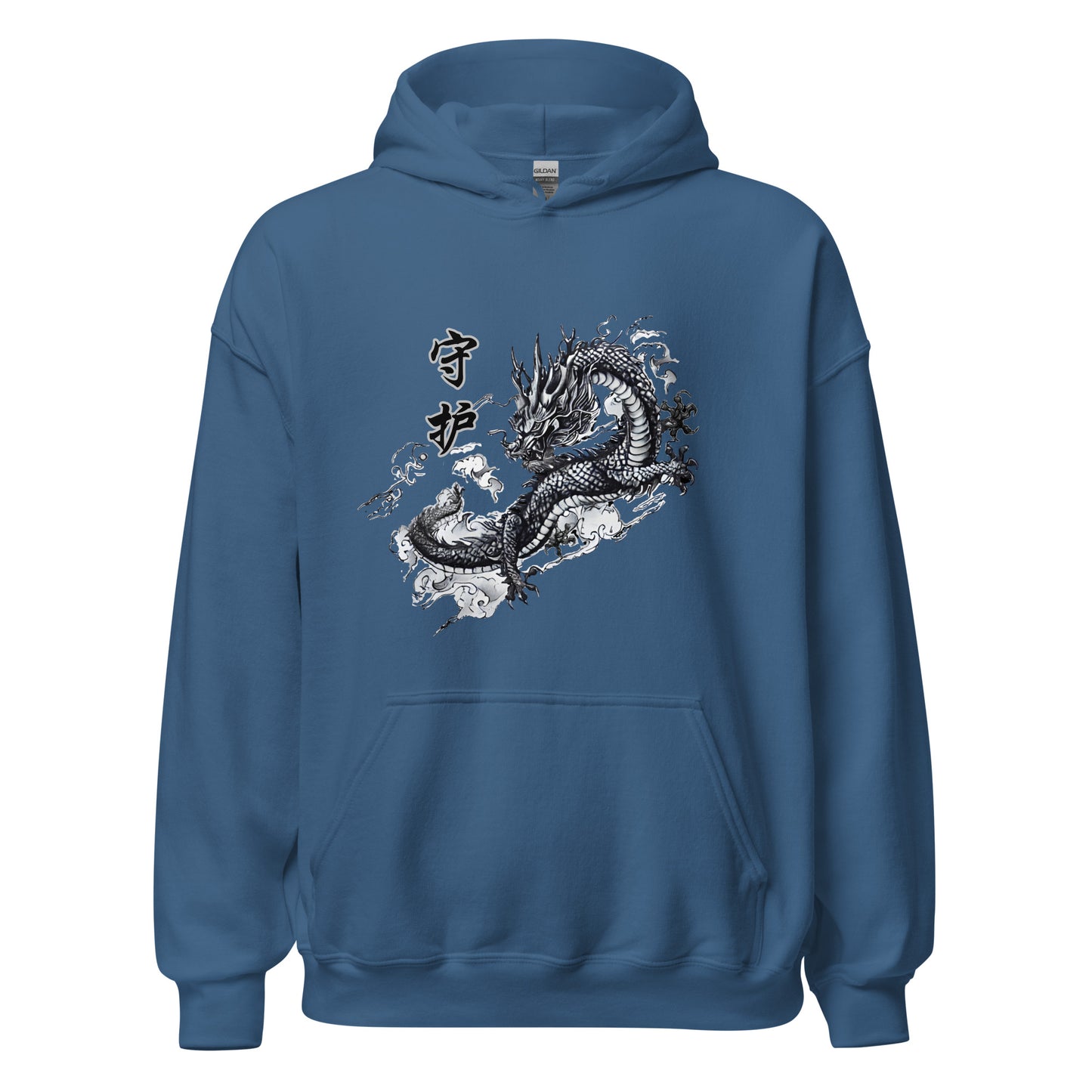 Dragon 守护  Heavy Unisex Hoodie