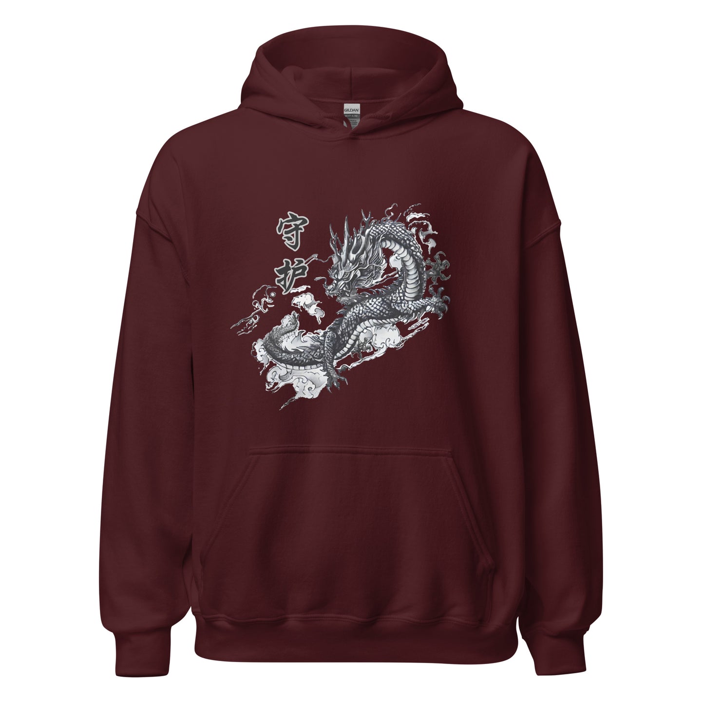 Dragon 守护  Heavy Unisex Hoodie