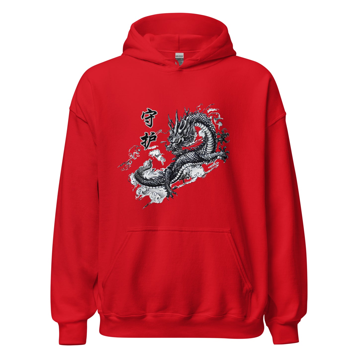 Dragon 守护  Heavy Unisex Hoodie