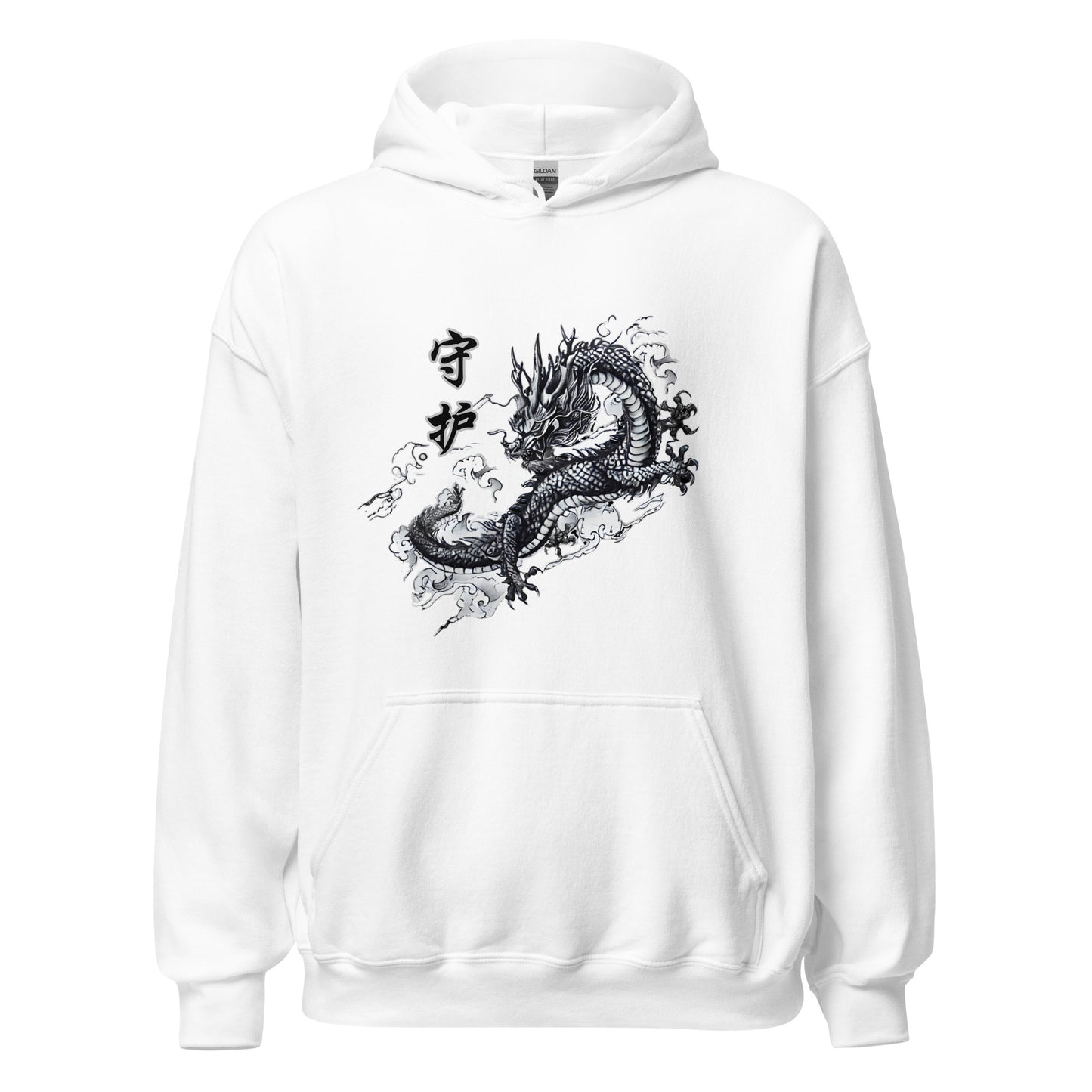 Dragon 守护  Heavy Unisex Hoodie