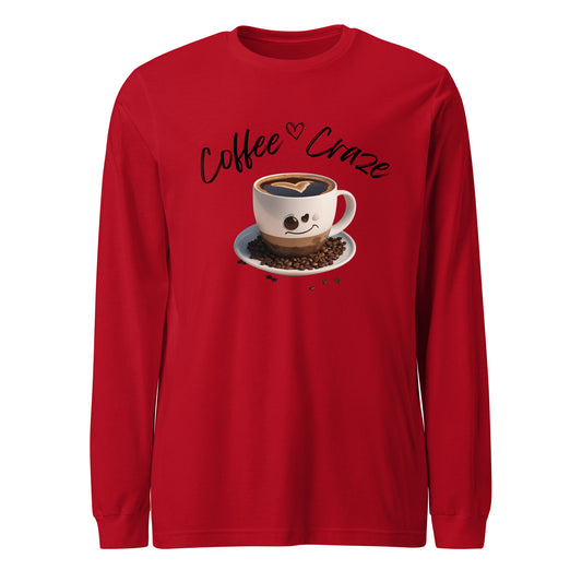 Coffee Crave Unisex Long Sleeve Tee