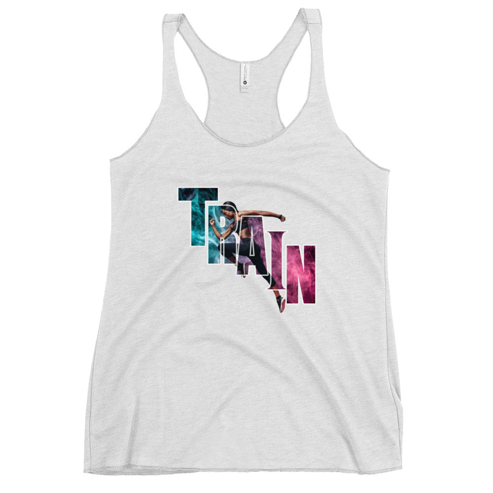 "Train" Women's Racerback Tank