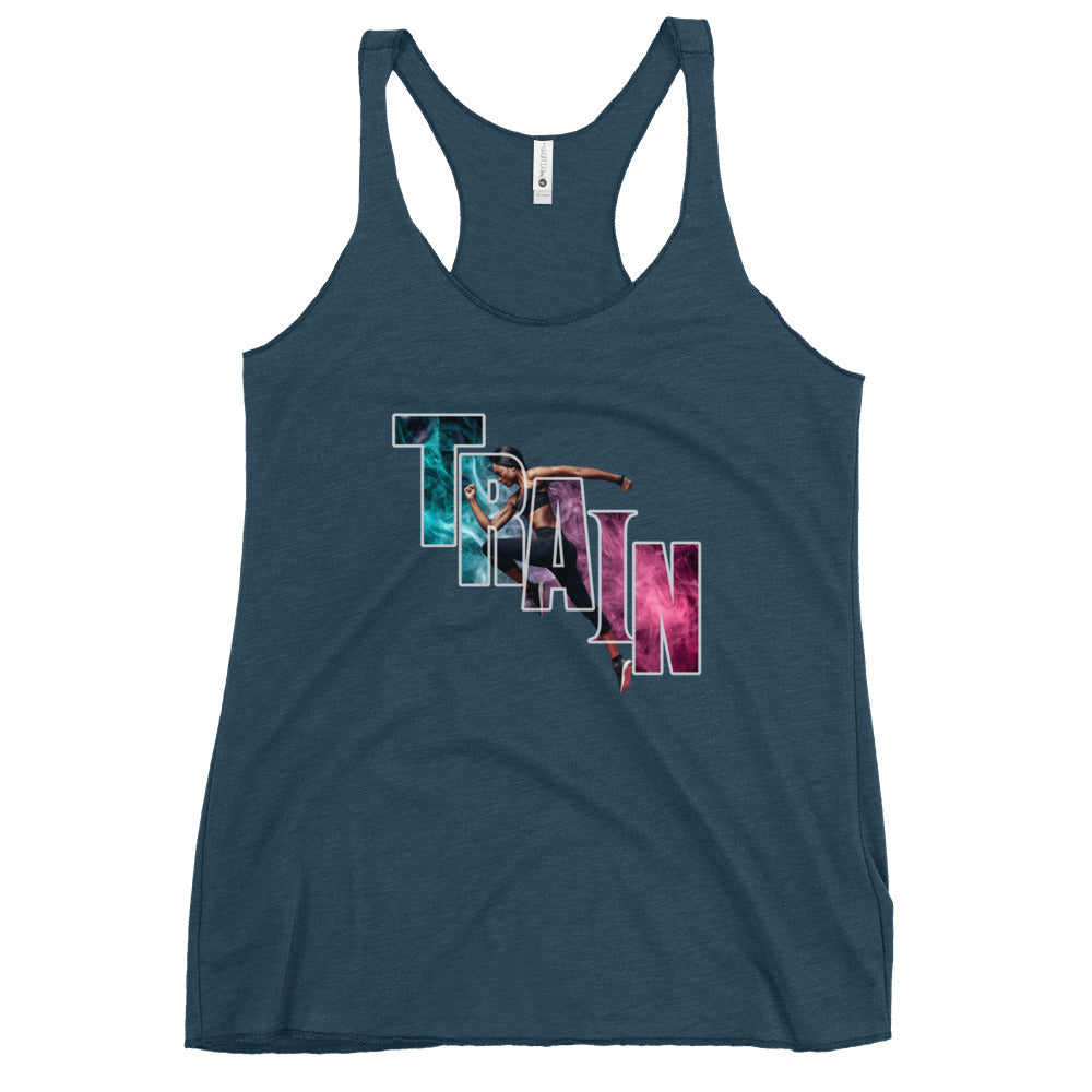 "Train" Women's Racerback Tank