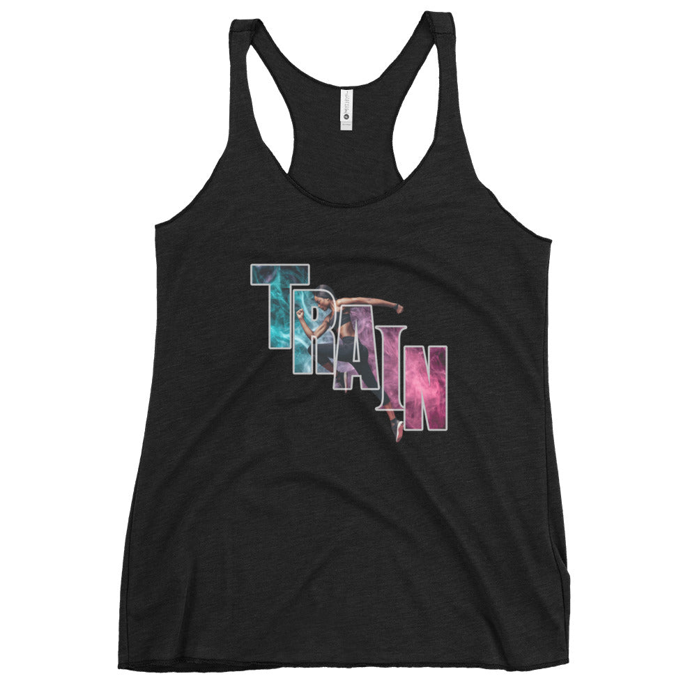 "Train" Women's Racerback Tank