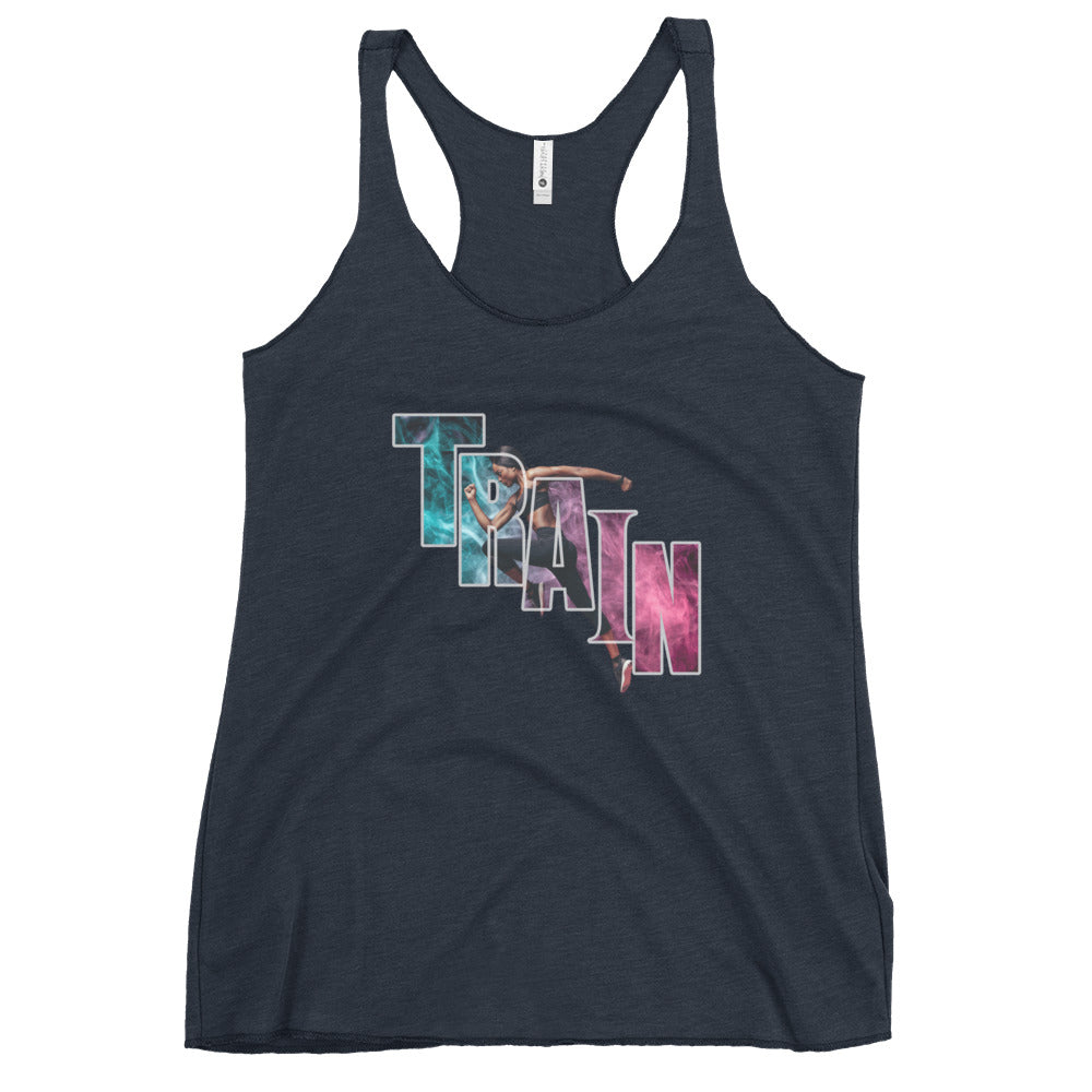 "Train" Women's Racerback Tank