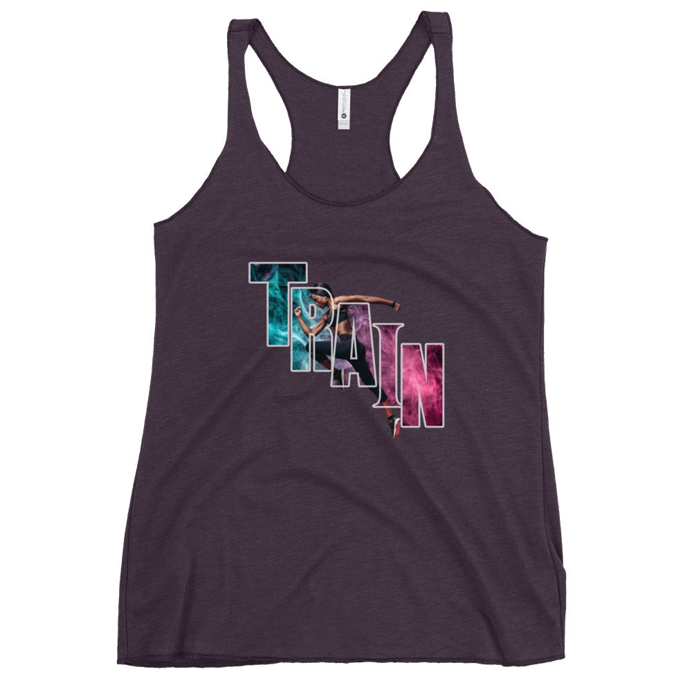 "Train" Women's Racerback Tank