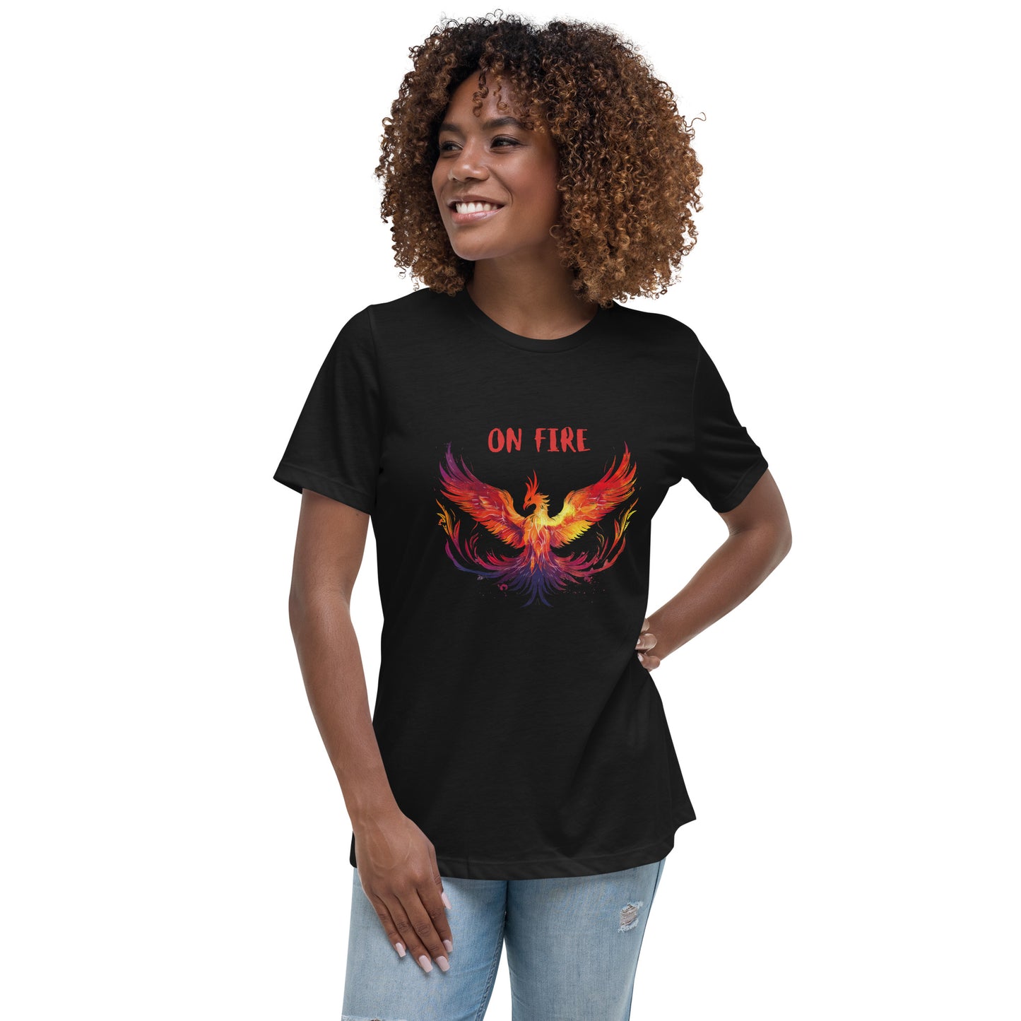 "On Fire" Phoenix Women's Relaxed T-Shirt