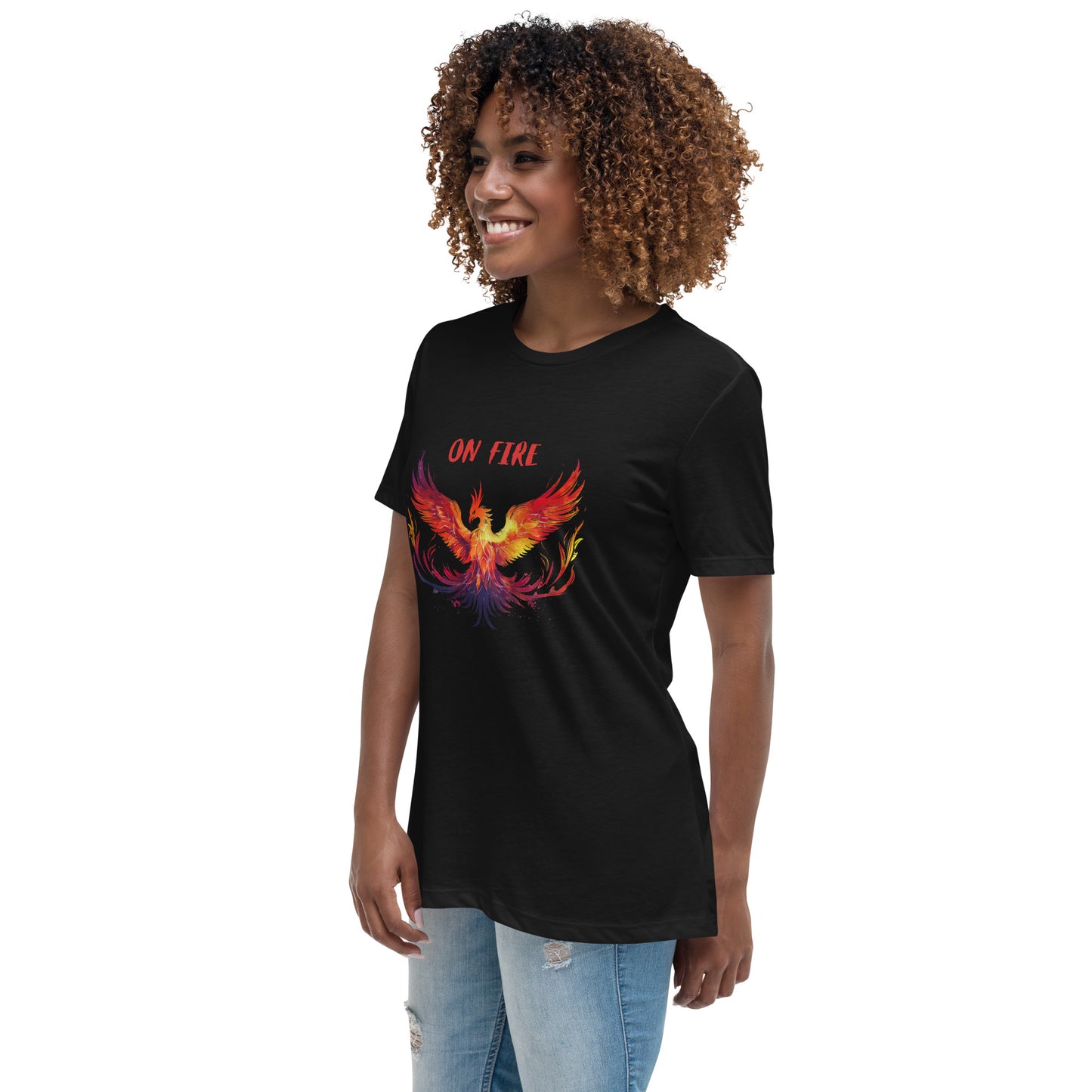 "On Fire" Phoenix Women's Relaxed T-Shirt