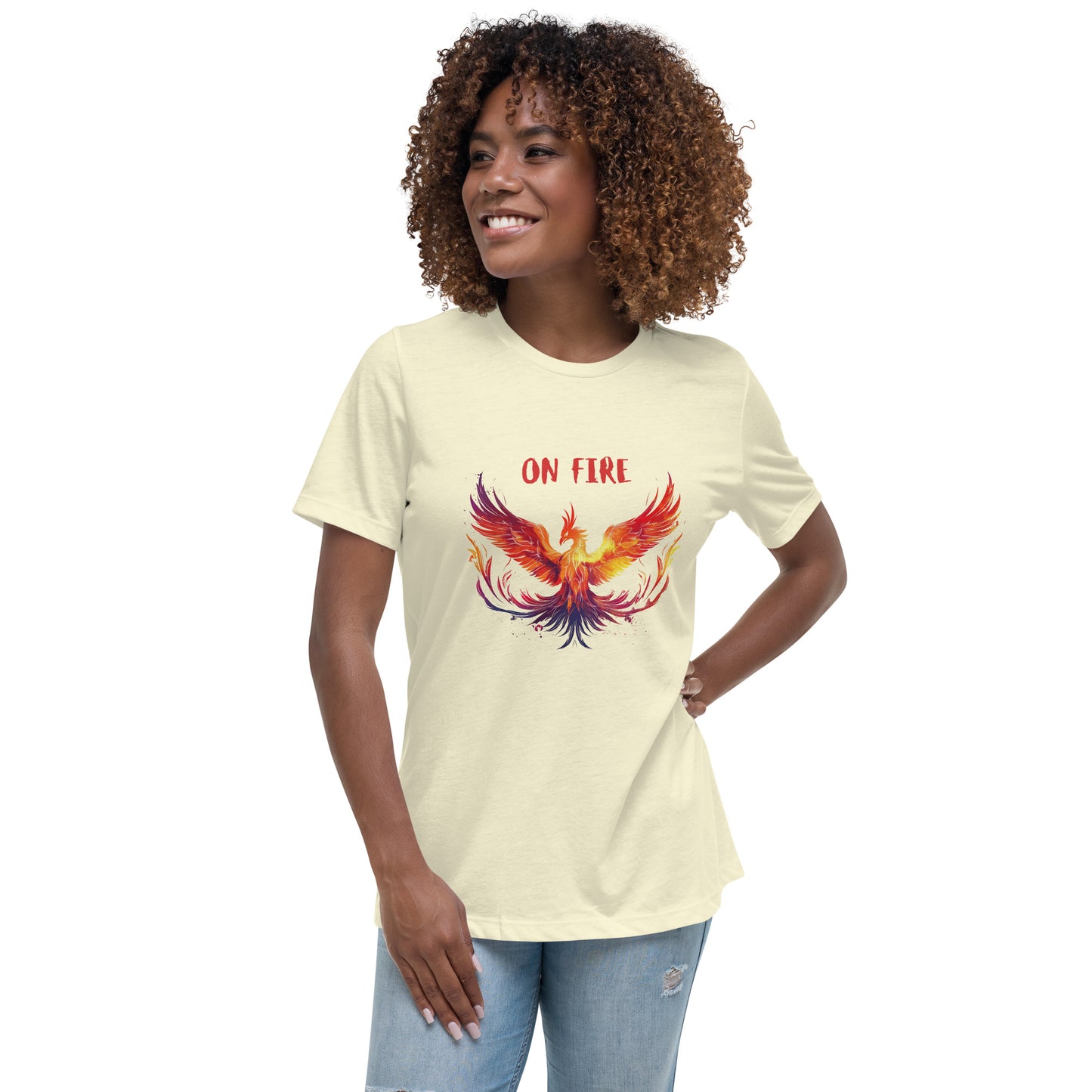 "On Fire" Phoenix Women's Relaxed T-Shirt