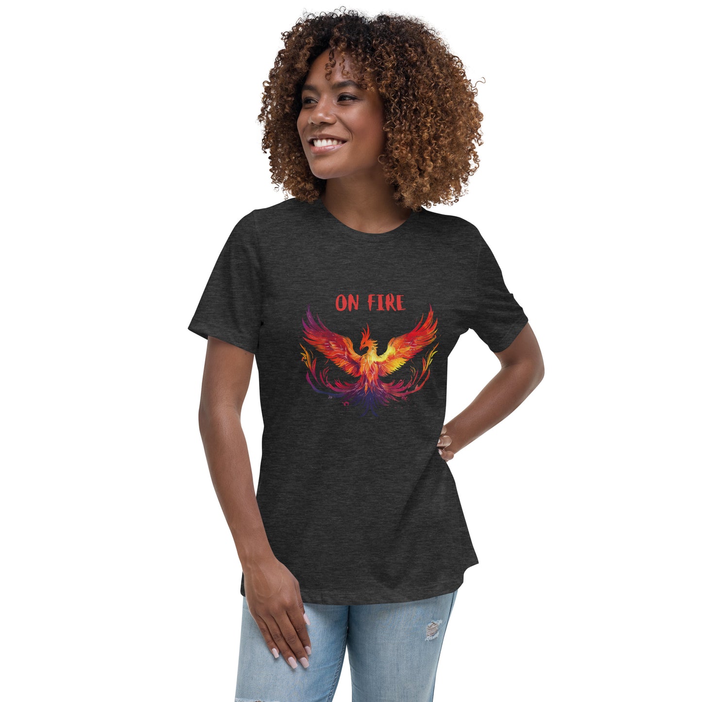 "On Fire" Phoenix Women's Relaxed T-Shirt