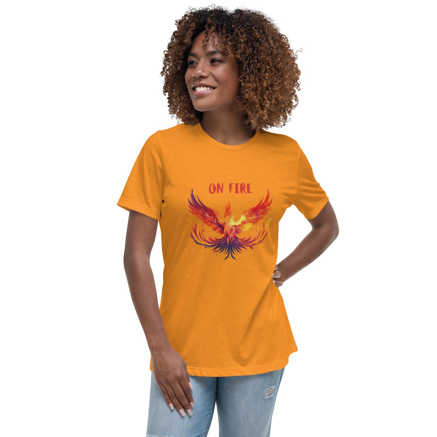 "On Fire" Phoenix Women's Relaxed T-Shirt