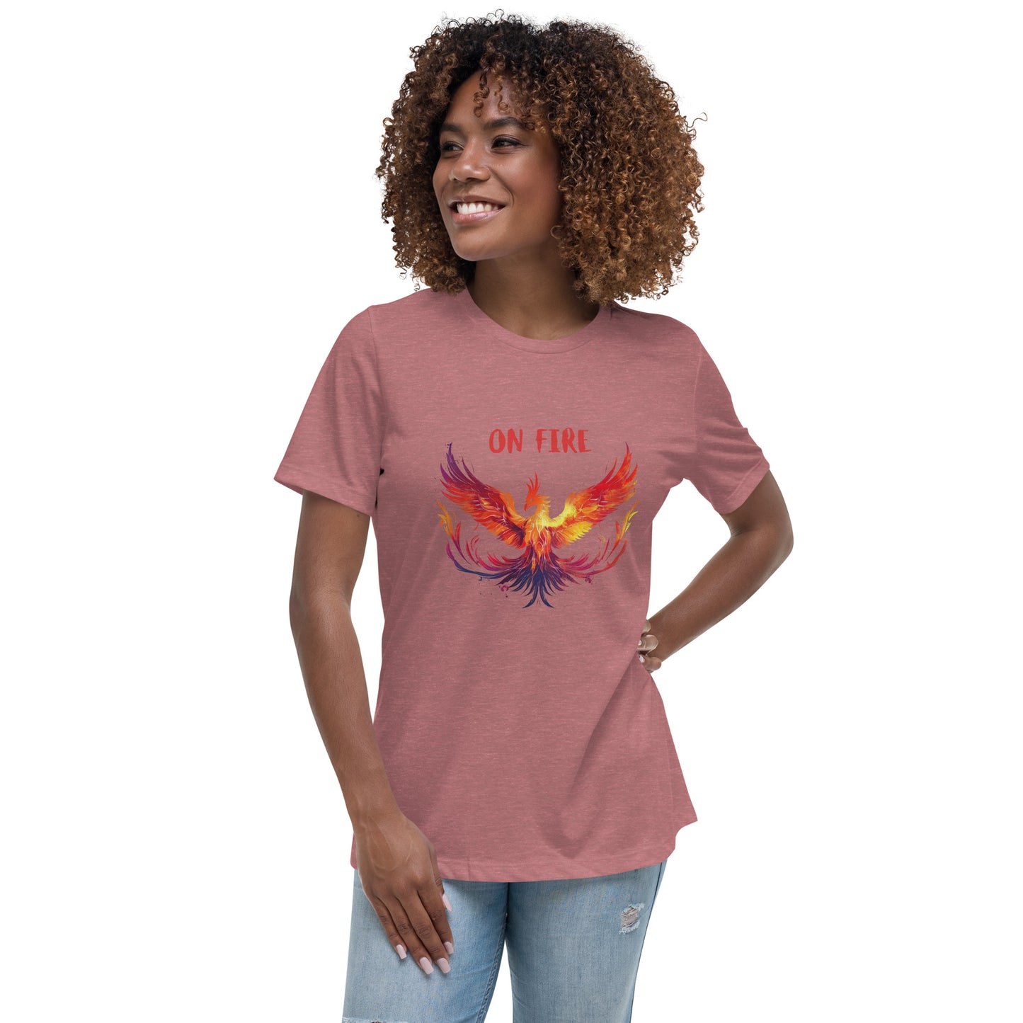 "On Fire" Phoenix Women's Relaxed T-Shirt