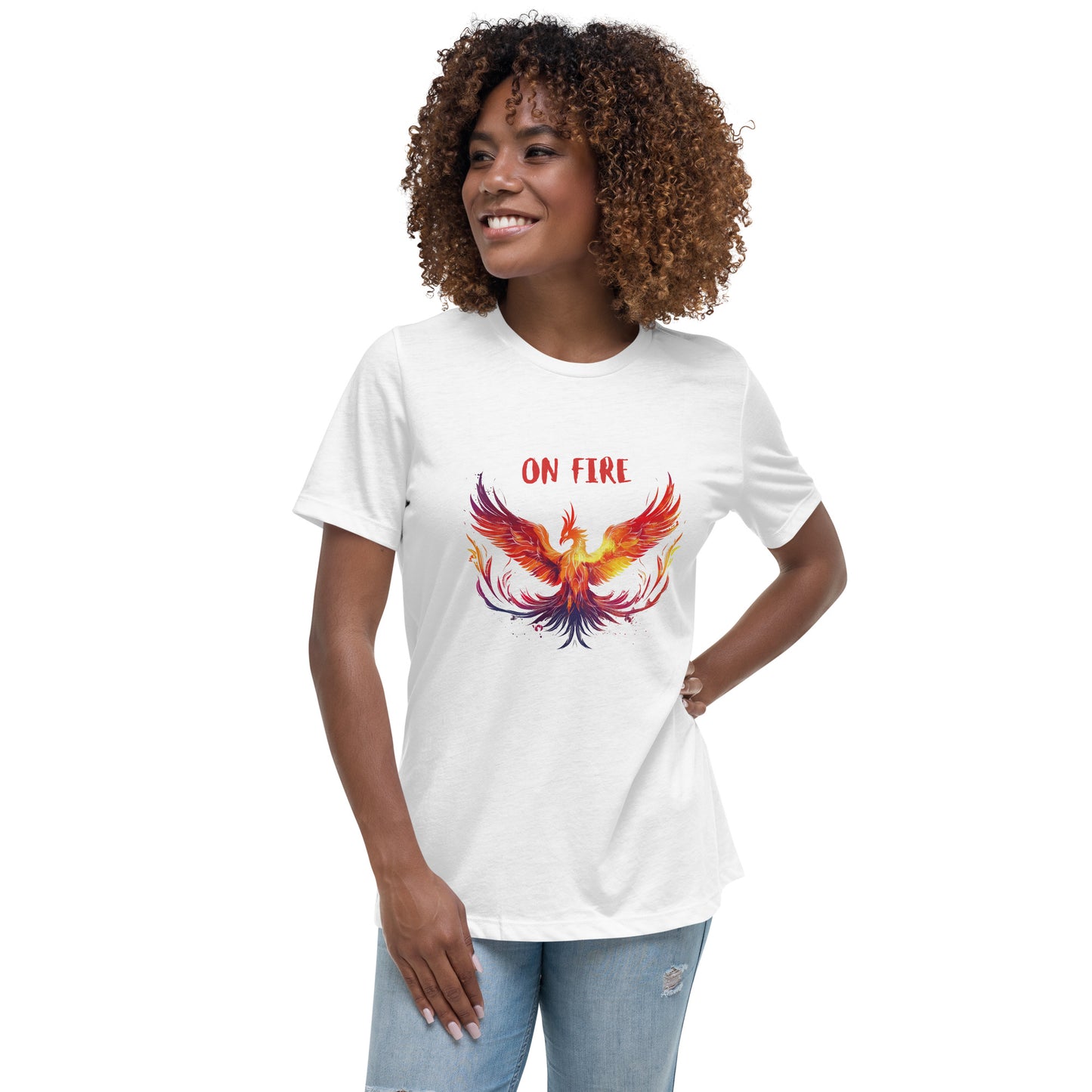 "On Fire" Phoenix Women's Relaxed T-Shirt