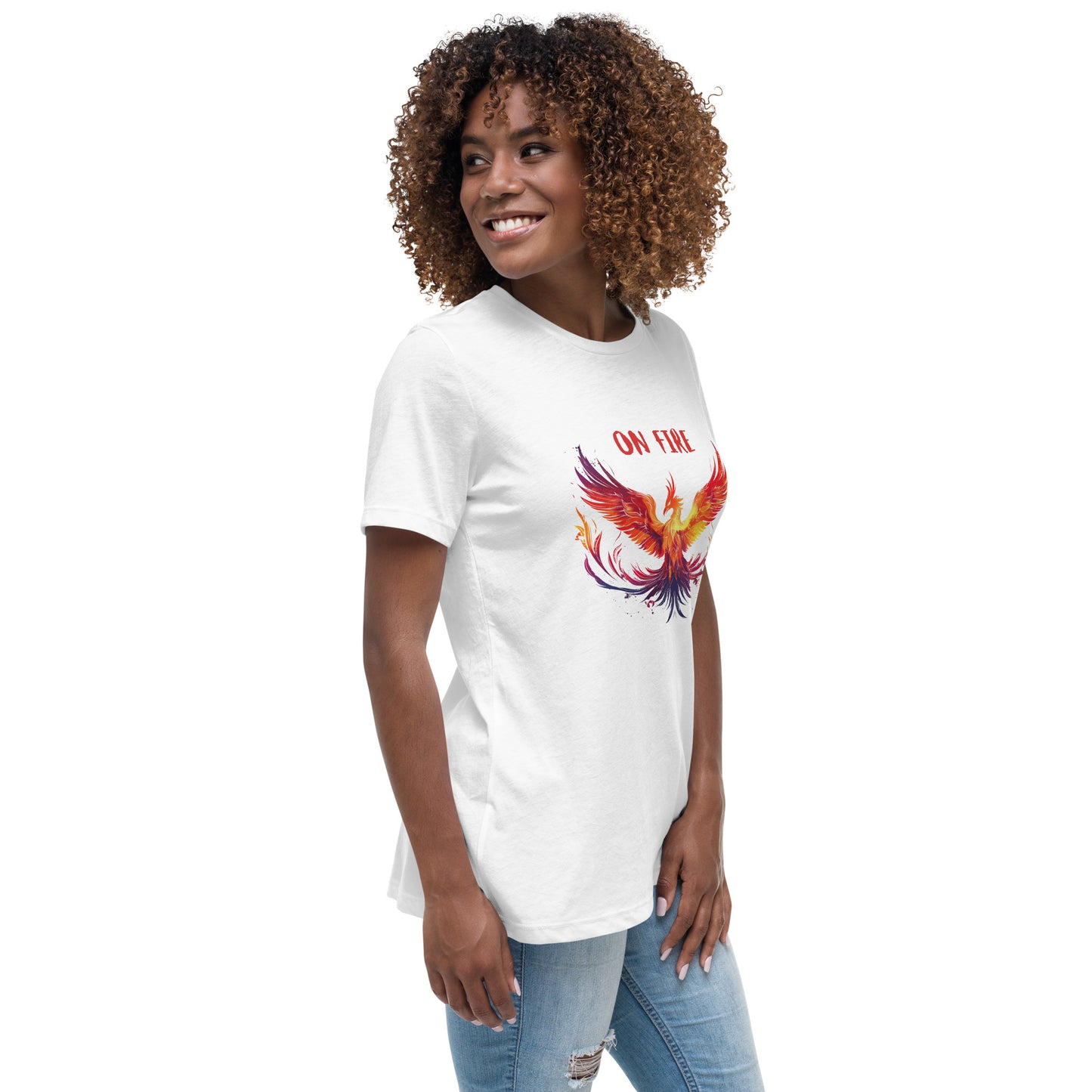 "On Fire" Phoenix Women's Relaxed T-Shirt