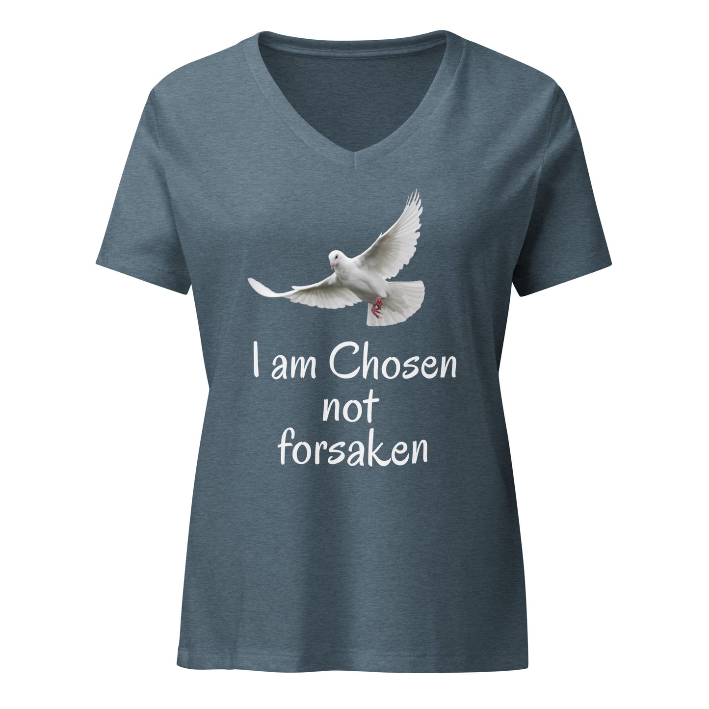 I am Chosen not forsaken Women’s V-neck T-shirt